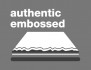 Authentic embossed